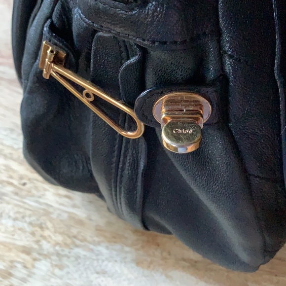 CHLOÈ Paraty Bag - Black Soft Leather Medium - Picture 7 of 16